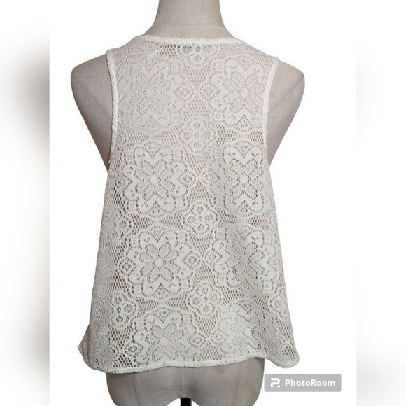 Kimchi Blue White Lace Tie Top - Picture 3 of 8